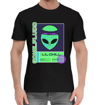 Мужская Хлопковая футболка GONE.Fludd UFO