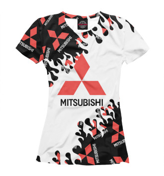 Женская Футболка Mitsubishi
