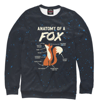 Мужской Свитшот Anatomy Of A Fox