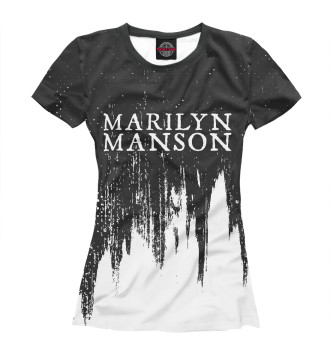 Женская Футболка Marilyn Manson / М. Мэнсон