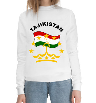 Женский Хлопковый свитшот Tajikistan
