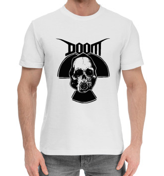 Мужская Хлопковая футболка DOOM Biohazard