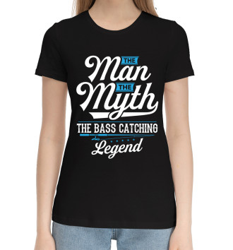 Женская Хлопковая футболка Человек - Миф