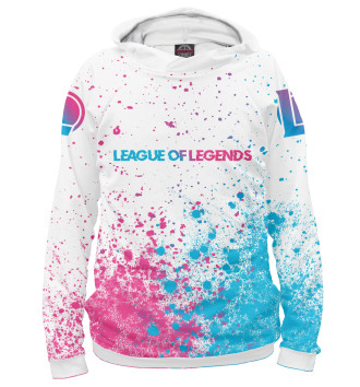 Худи для девочек League of Legends Neon Gradient (splash)