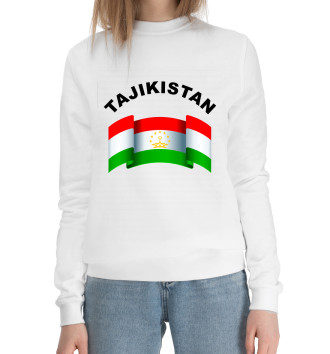 Женский Хлопковый свитшот Tajikistan