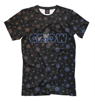 Мужская Футболка Brawl Stars Crow - Снежный