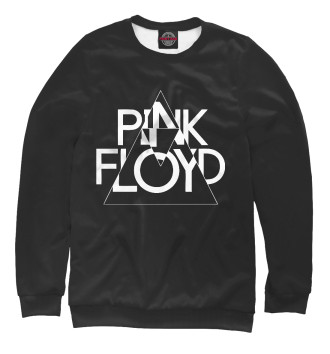 Мужской Свитшот Pink Floyd белый логотип