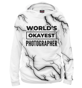 Худи для девочек World's okayest Photographer