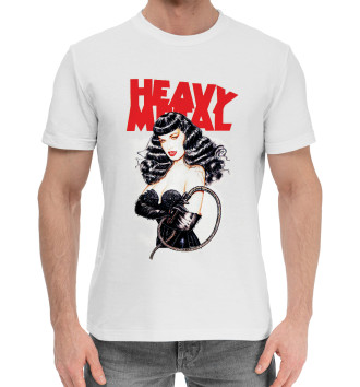 Мужская Хлопковая футболка Heavy Metal