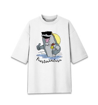 Мужская Хлопковая футболка оверсайз Fuerteventura