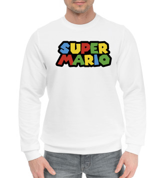 Мужской Хлопковый свитшот Super Mario