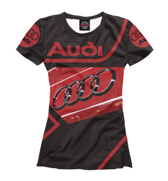 Женская Футболка Audi