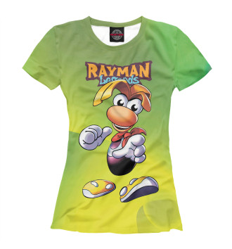 Футболка для девочек Rayman green