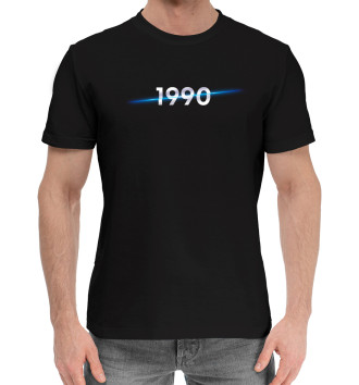 Мужская Хлопковая футболка Год рождения 1990