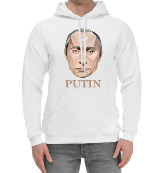 Мужской Хлопковый худи Путин Мозаика