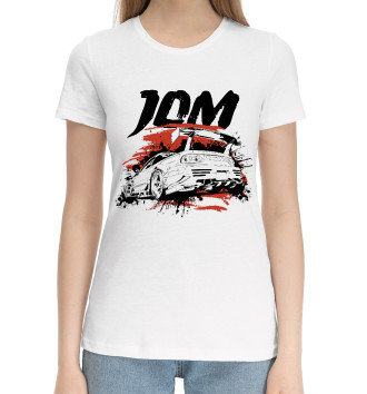 Женская Хлопковая футболка Nissan 180 SX, JDM