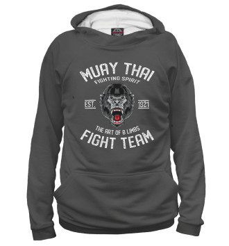 Женское Худи Muay Thai Fight Gorilla