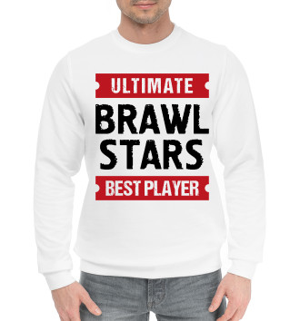 Мужской Хлопковый свитшот Brawl Stars Ultimate Best player