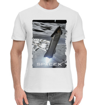 Мужская Хлопковая футболка Старт Space x