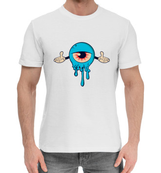 Мужская Хлопковая футболка Гипно глаз