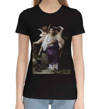 Женская Хлопковая футболка Ангельский шопот