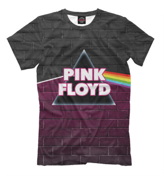 Мужская Футболка Pink Floyd: Пинк Флойд радуга