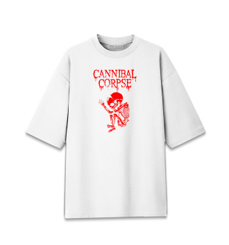 Женская Хлопковая футболка оверсайз Cannibal corpse