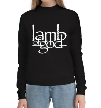 Женский Хлопковый свитшот Lamb of god