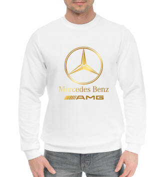 Мужской Хлопковый свитшот Mercedes-Benz Gold