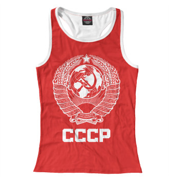 Женская Борцовка Герб СССР (красный фон)