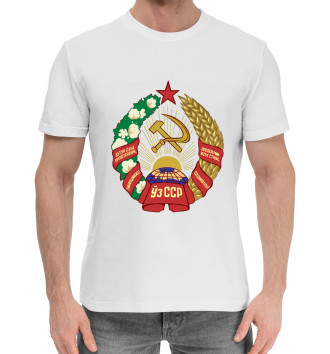 Мужская Хлопковая футболка Узбекская ССР