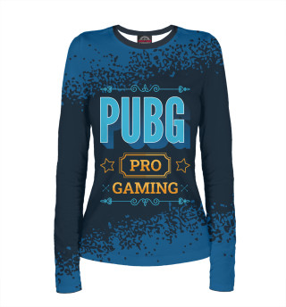 Женский лонгслив PUBG Gaming PRO (синий)