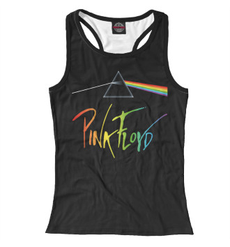 Женская Борцовка Pink Floyd радужный логотип