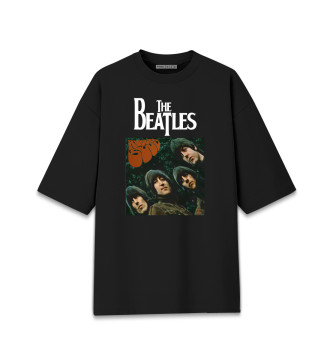 Женская Хлопковая футболка оверсайз Rubber Soul - The Beatles