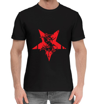 Мужская Хлопковая футболка Sepultura: star
