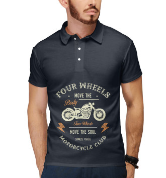 Мужское Поло Motorcycle Club