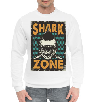 Мужской Хлопковый свитшот Shark Zone