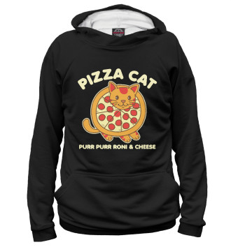 Худи для девочек Pizza cat