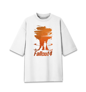 Мужская Хлопковая футболка оверсайз Fallout 4