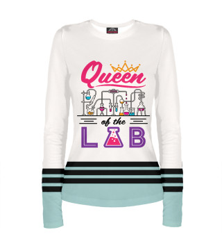 Женский лонгслив Queen of the Lab Laboratory