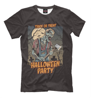 Мужская футболка Halloween party
