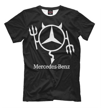 Мужская Футболка Mercedes-Benz (Чёртик)