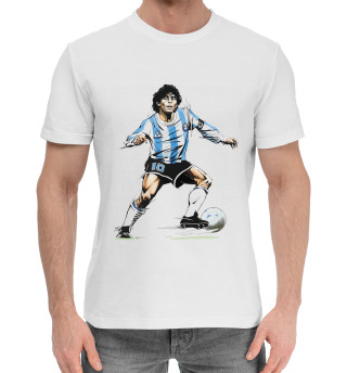 Женская хлопковая футболка Diego Maradona