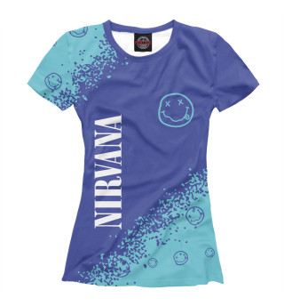 Женская футболка Nirvana / Нирвана