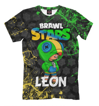 Футболка для мальчиков Brawl Stars Leon