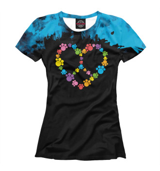 Футболка для девочек Heart peace sign shirt!