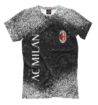 Мужская Футболка AC Milan - туман мелких красок