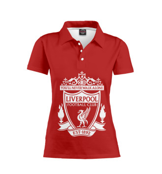 Женское Поло Liverpool FC Logo