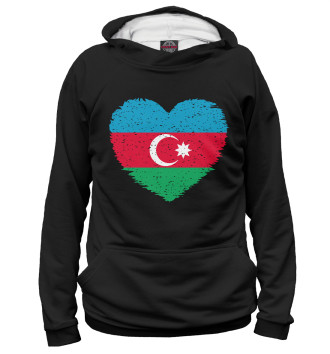 Женское Худи Сердце Азербайджана