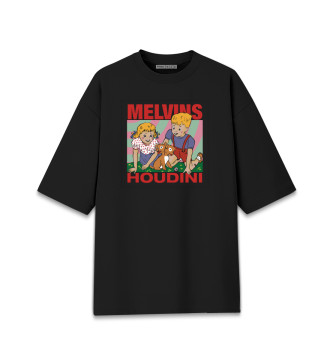 Мужская Хлопковая футболка оверсайз Melvins